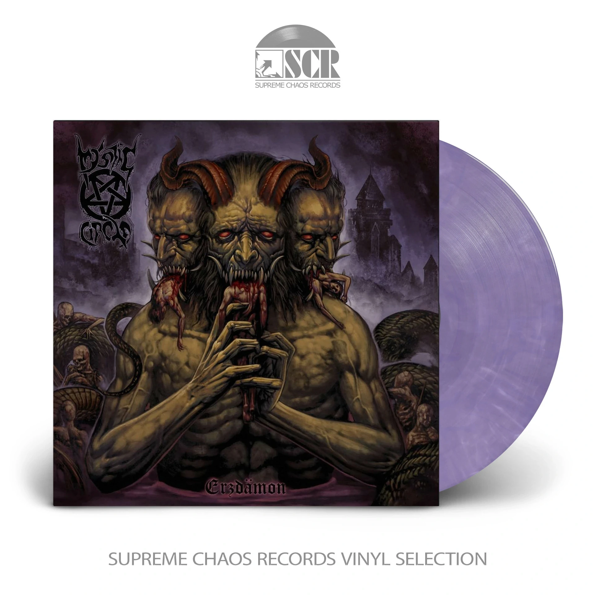 MYSTIC CIRCLE · Erzdämon | CLEAR/PURPLE LP (Black Metal Vinyl)