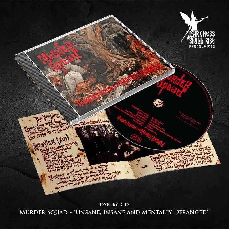 MURDER SQUAD · Unsane, Insane and Mentally Deranged | CD (Death Metal CDs) · Bild 2