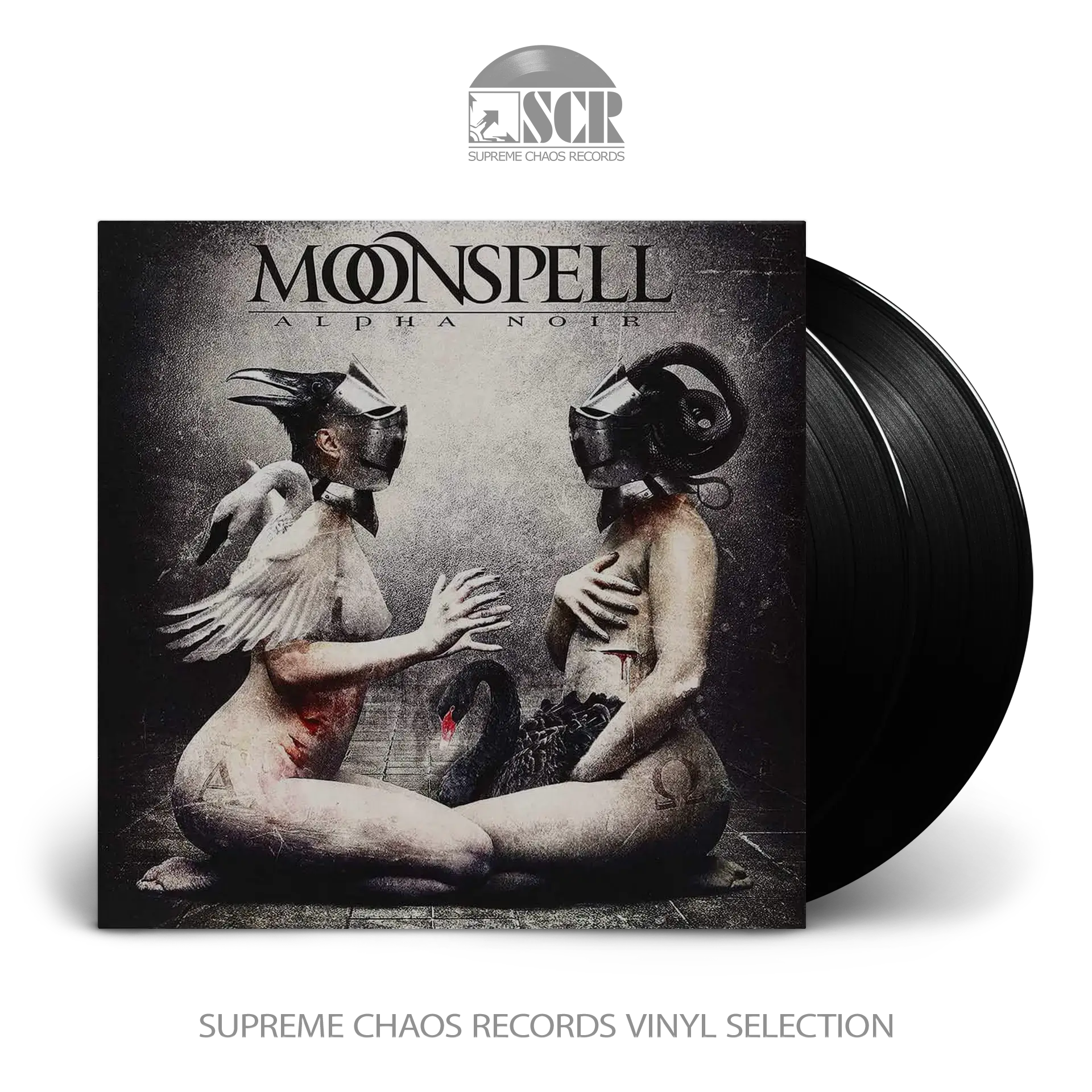 MOONSPELL · Alpha Noir - Omega White (Re-Release) | BLACK 2LP (Gothic Metal Vinyl)