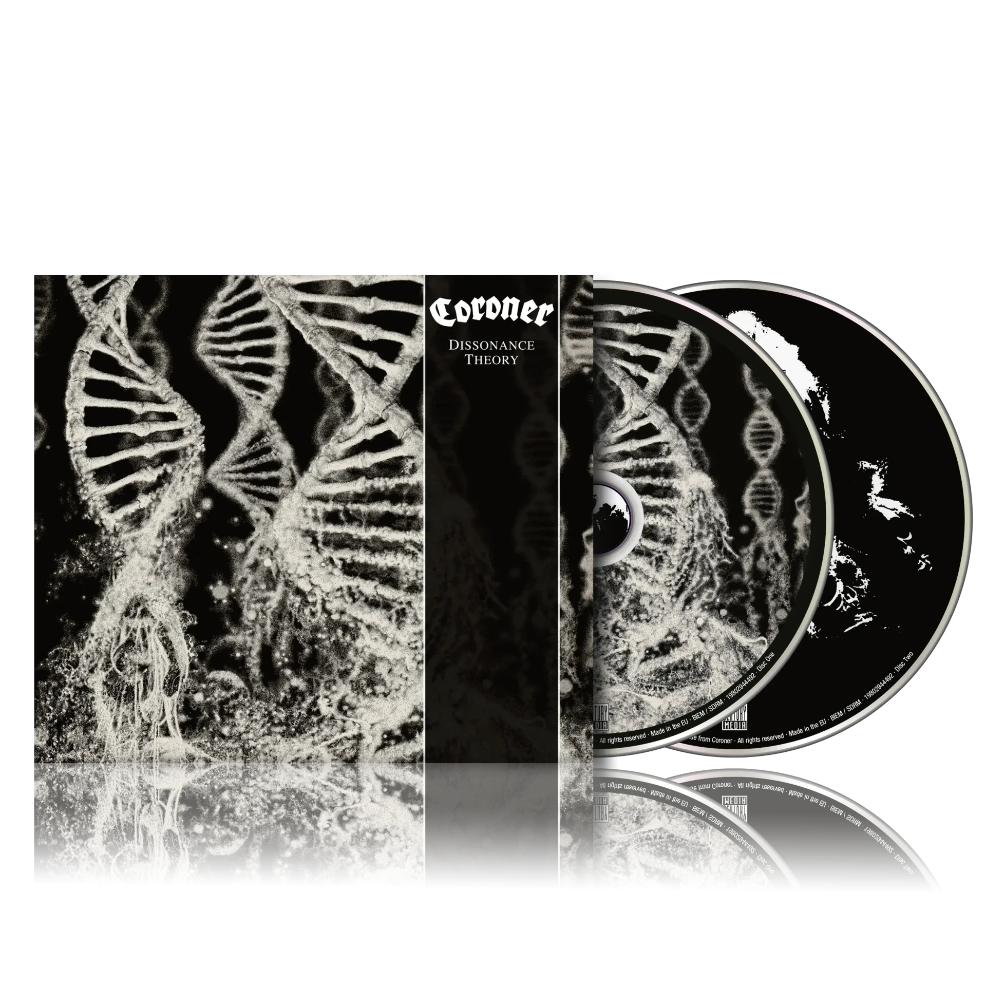 CORONER · Dissonance Theory | 2CD MEDIABOOK (Thrash Metal/Progressive Metal CDs) · Bild 2