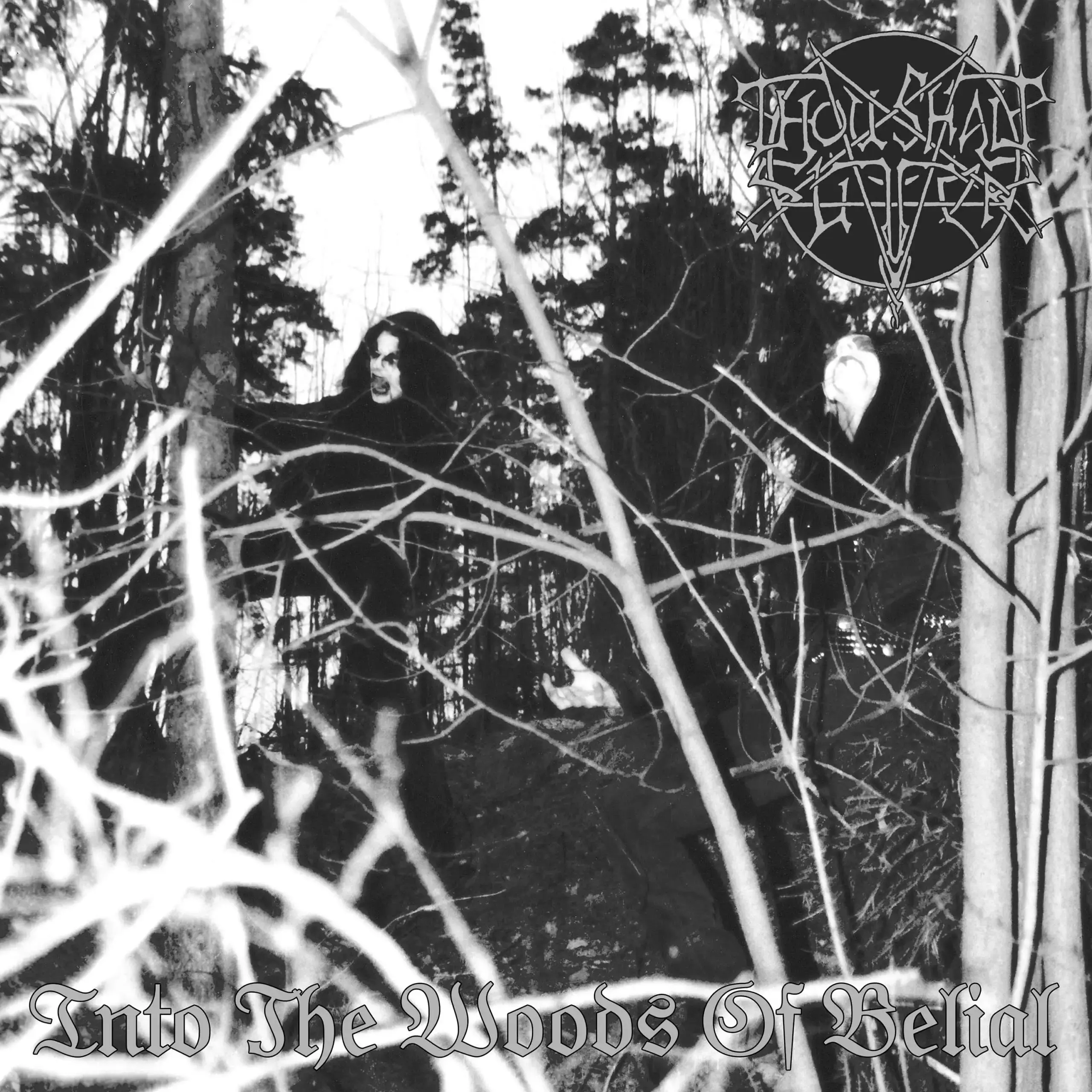 THOU SHALT SUFFER · Into The Woods Of Belial | WHITE/BLACK MARBLED 3LP (Death Metal Vinyl) · Bild 1