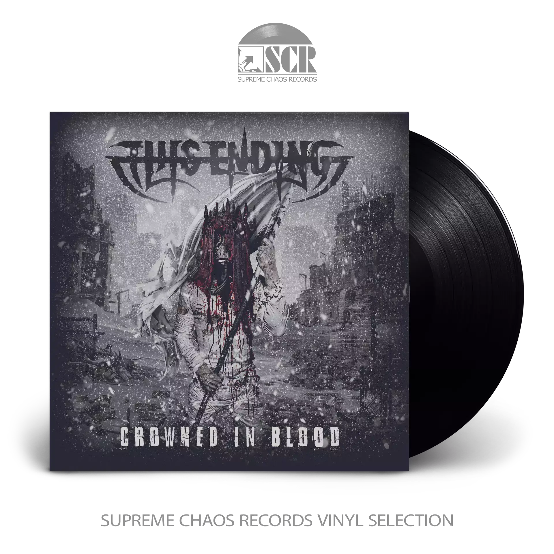 THIS ENDING · Crowned In Blood | BLACK LP (Death Metal Vinyl)