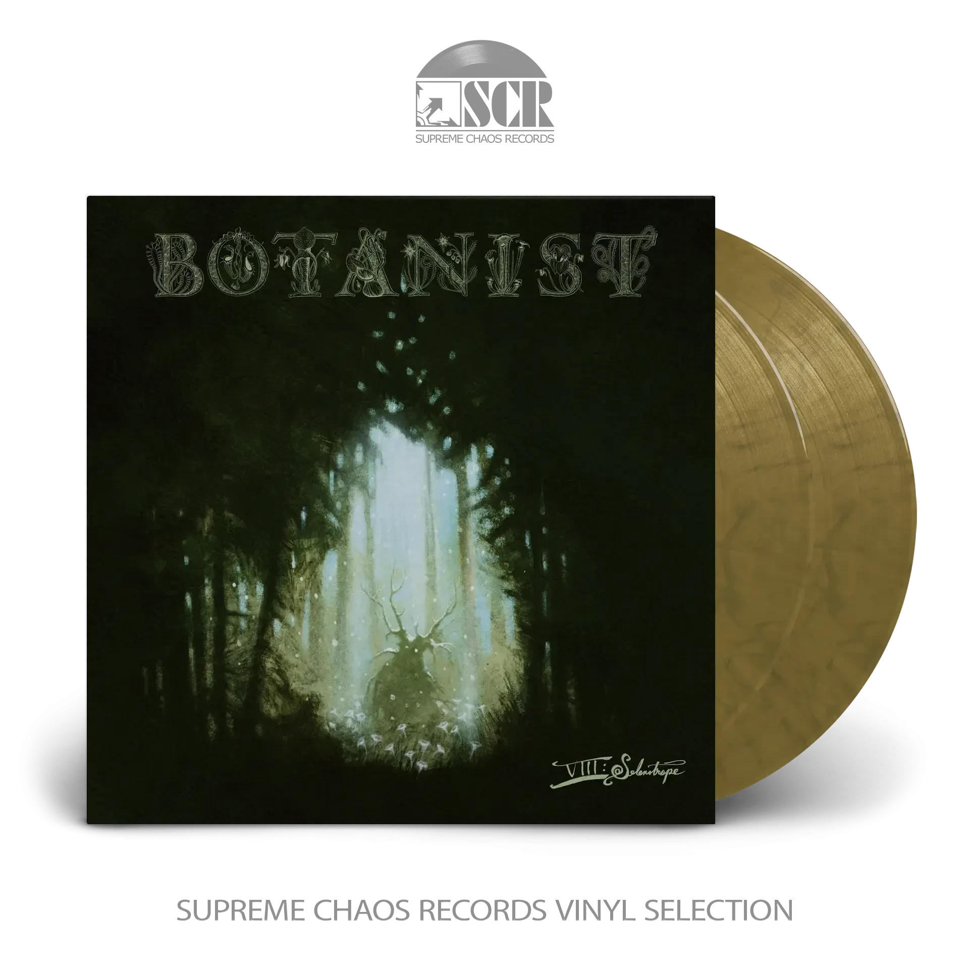BOTANIST · VIII: Selenotrope | GOLD/BLACK SMOKE 2LP (Progressive Metal/Black Metal/Post Metal Vinyl)