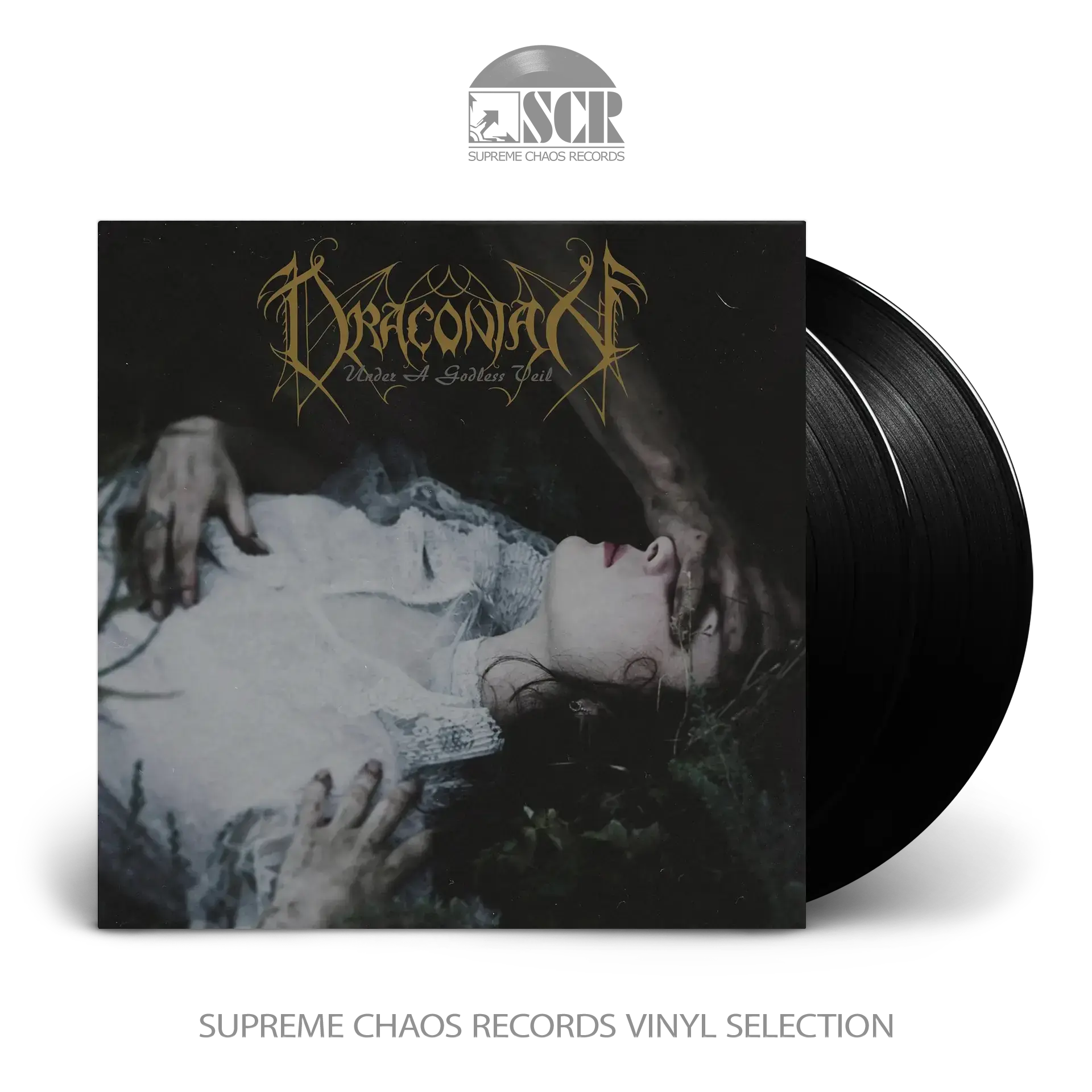 DRACONIAN · Under A Godless Veil | BLACK 2LP (Doom Metal/Gothic Metal Vinyl)