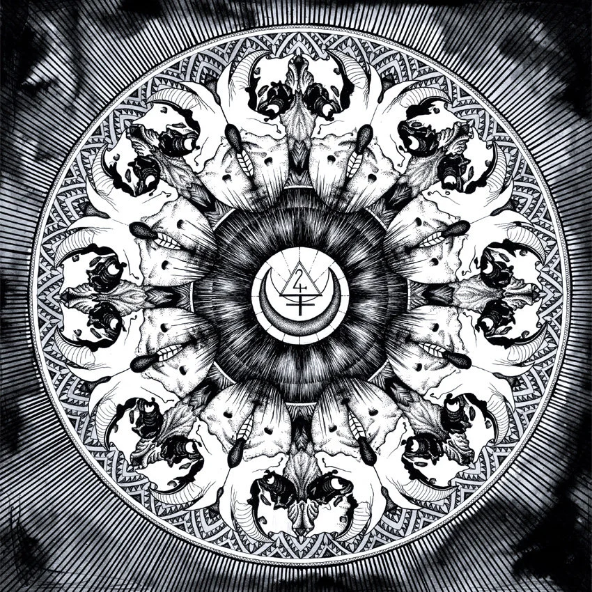 SANGHARSHA / BLANK · Split | WHITE LP (Sludge Vinyl) · Bild 1