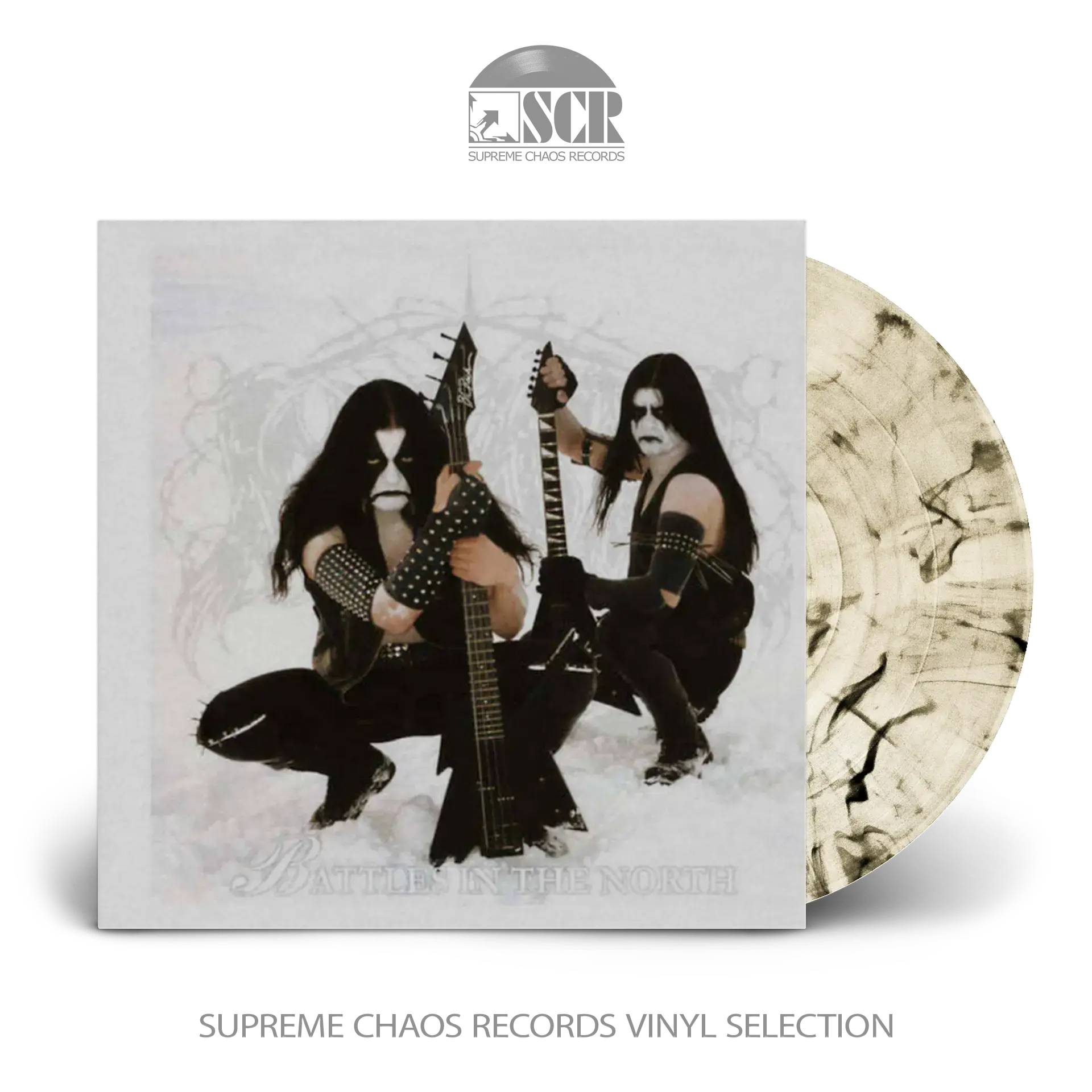 IMMORTAL - Battles in the North [WHITE/CLEAR GALAXY LP] (Black Metal Vinyl)
