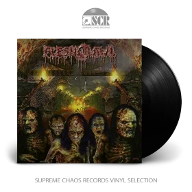 FLESHCRAWL · As Blood Rains From The Sky ... We Walk The Path Of Endless Fire | BLACK LP (Death Metal Vinyl)