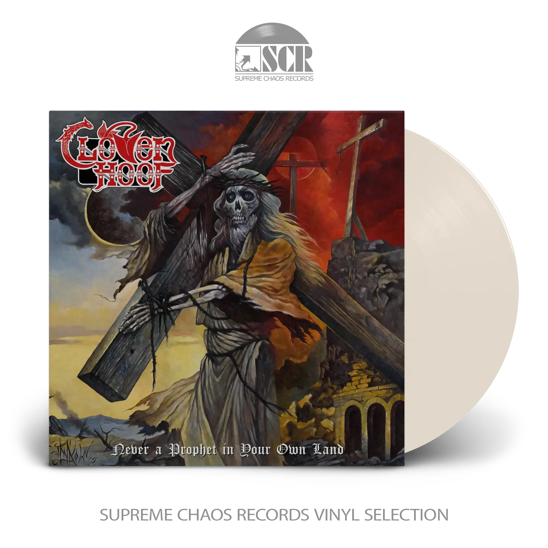 CLOVEN HOOF · Never a Prophet in Your Own Land | BONE LP (Heavy Metal Vinyl)
