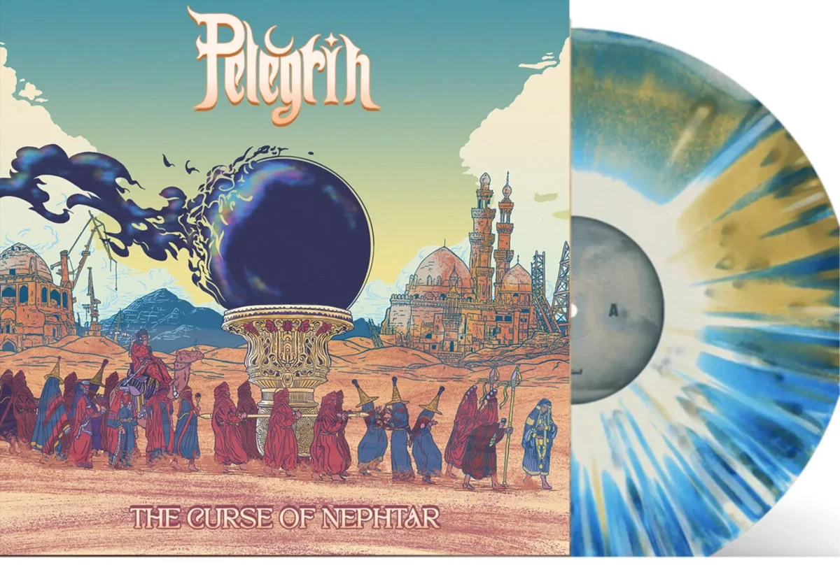PELEGRIN · The Curse Of Nephtar | SPLATTER LP (Psychedelic Rock/Stoner Rock Vinyl) · Bild 2