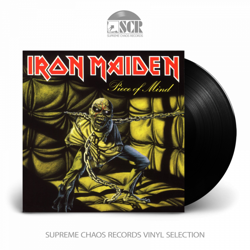 IRON MAIDEN - Piece Of Mind · BLACK LP (Heavy Metal Vinyl)
