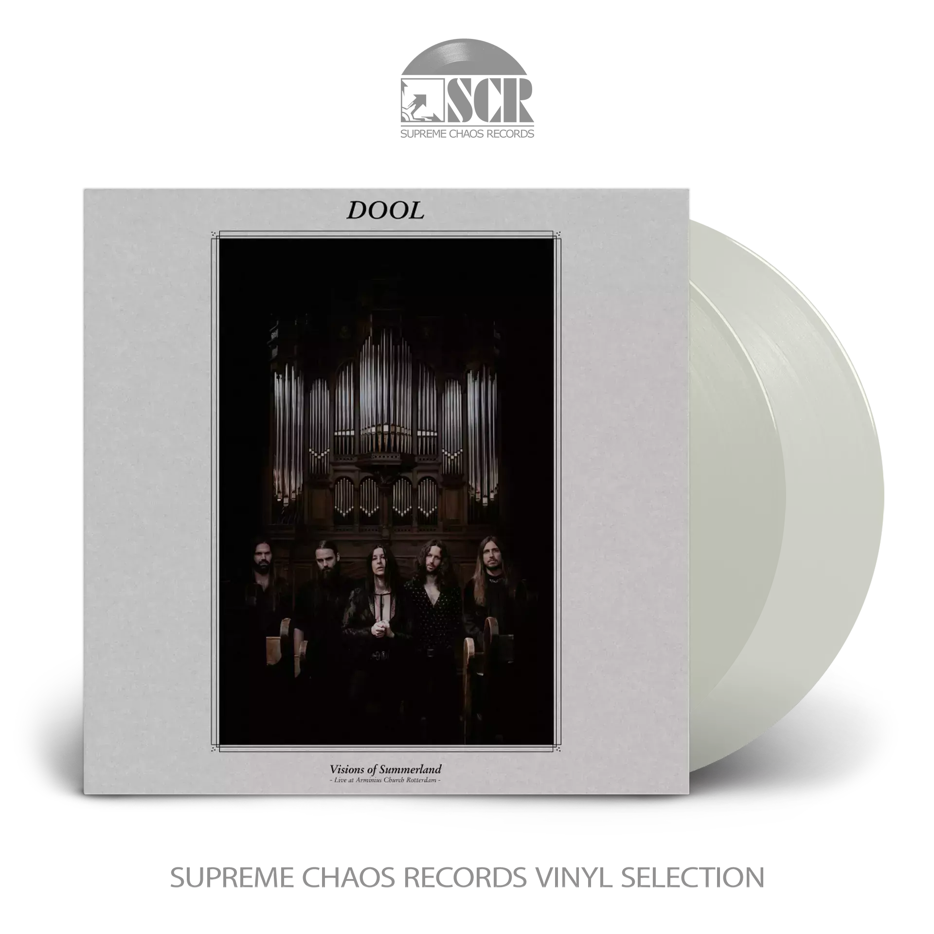 DOOL - Visions Of Summerland (Live At Arminius Church Rotterdam) · TRANSPARENT 2LP DOOL - Visions Of Summerland (Live At Arminius Church Rotterdam) · TRANSPARENT 2LP (Heavy Rock Vinyl)
