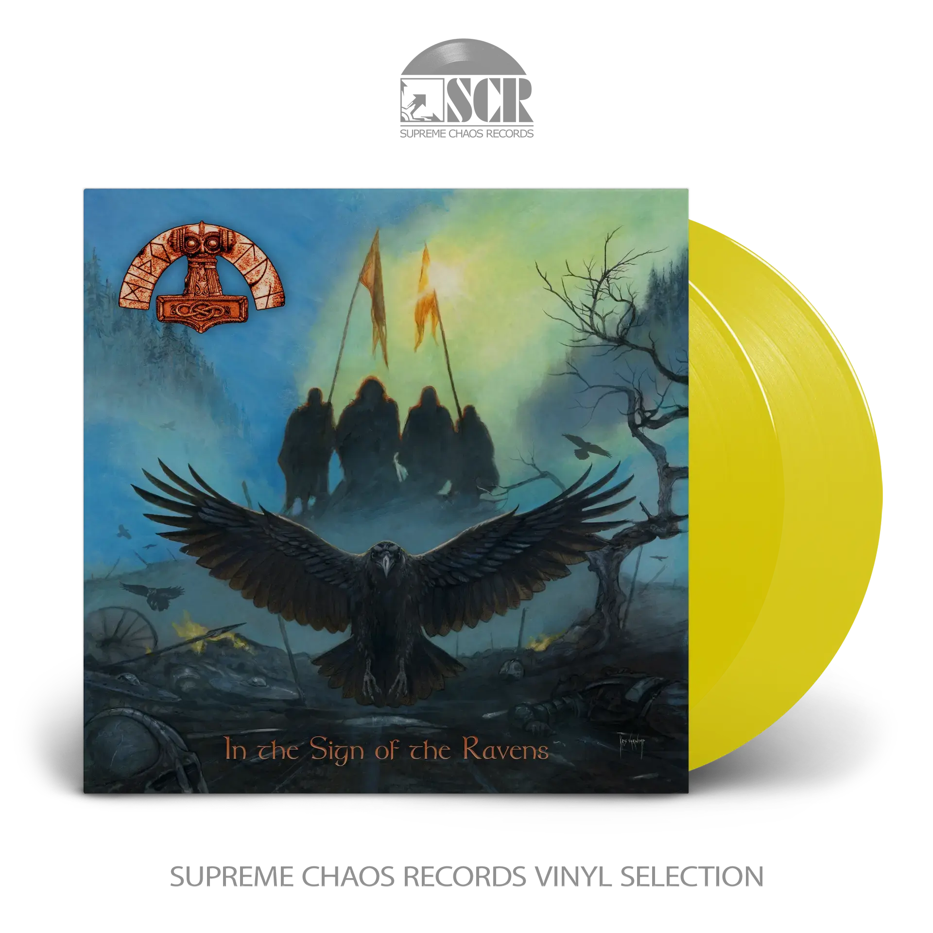 MITHOTYN - In the Sign of the Ravens [YELLOW 2LP] (Black Metal/Viking Metal Vinyl)