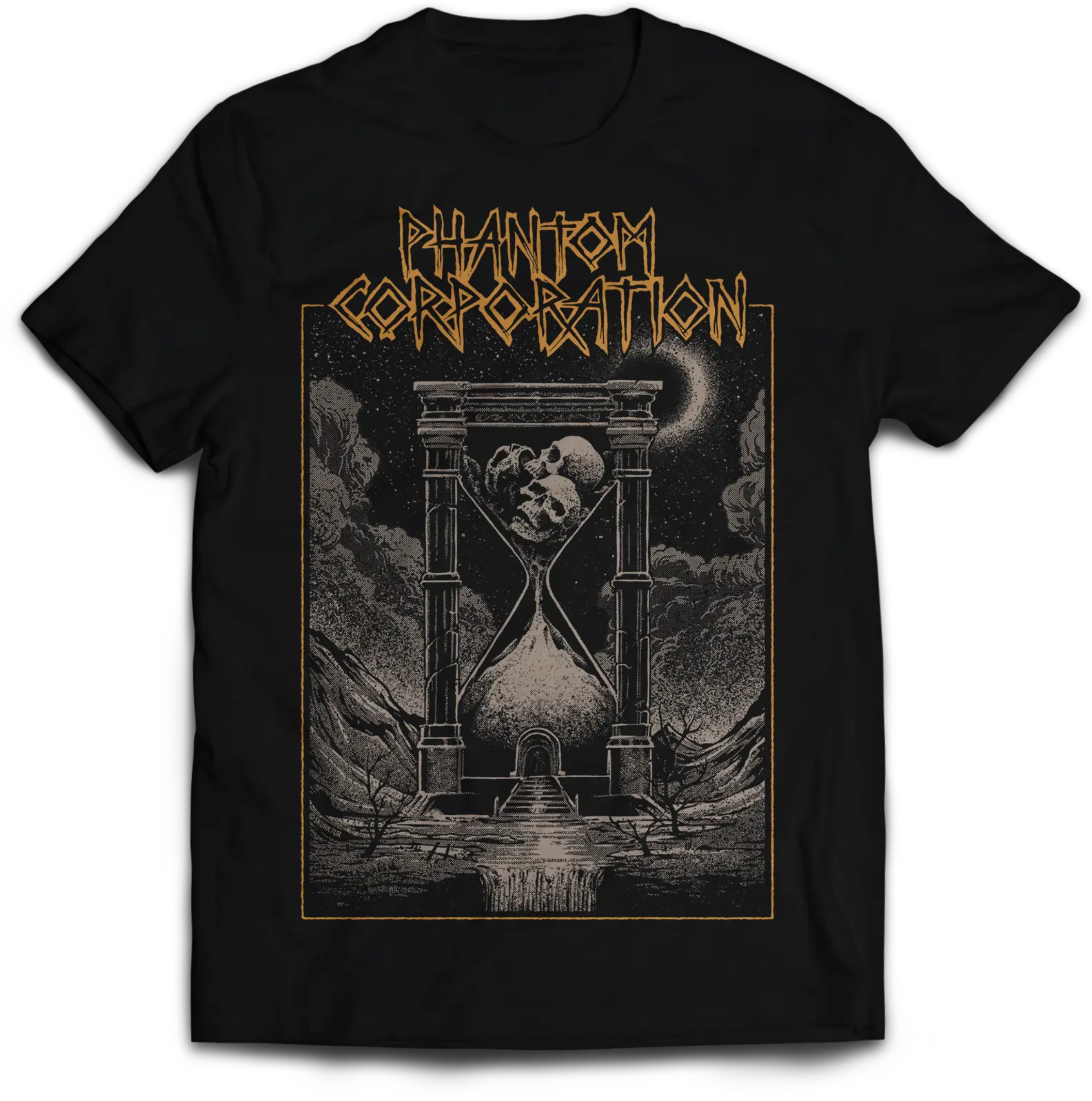 PHANTOM CORPORATION · Time And Tide Cover | T-SHIRT (Thrash Metal/D-Beat/Death Metal Clothes) · Bild 2
