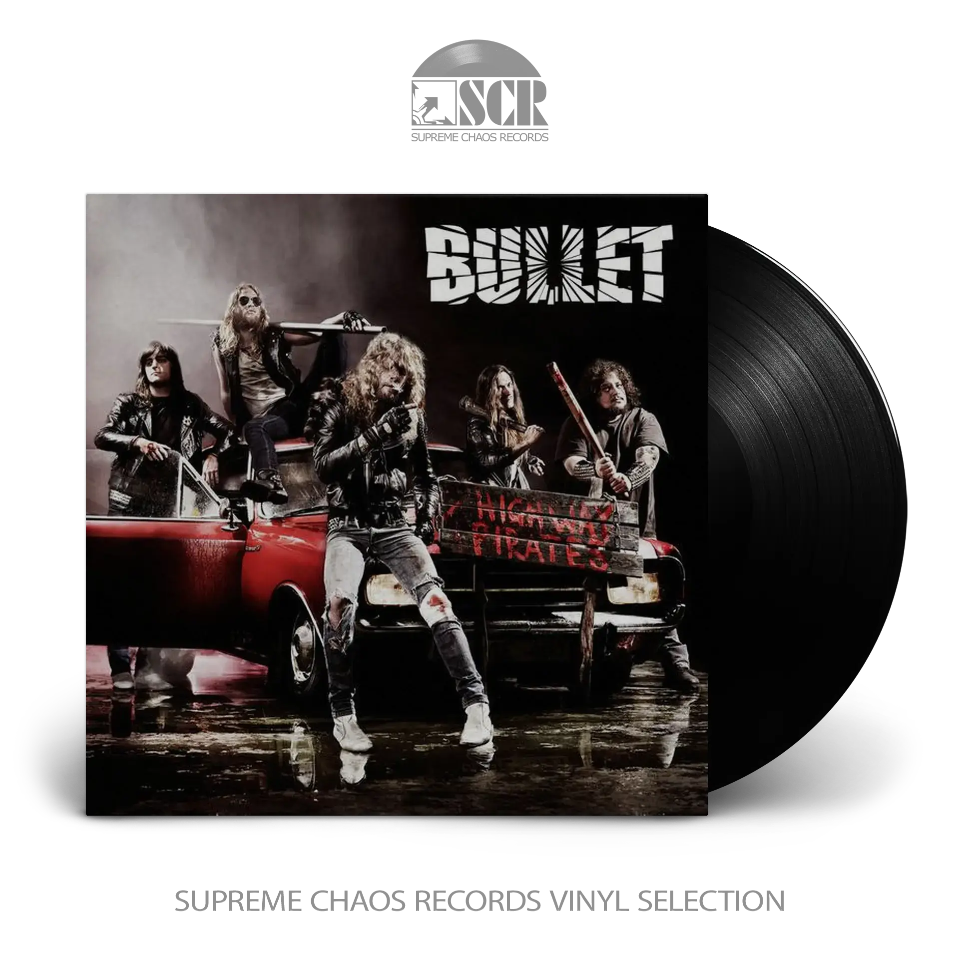 BULLET · Highway Pirates | BLACK LP (Hard Rock Vinyl)