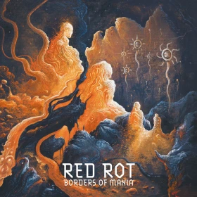 RED ROT · Borders Of Mania | ORANGE/BLACK MARBLED LP (Death Metal Vinyl) · Bild 1