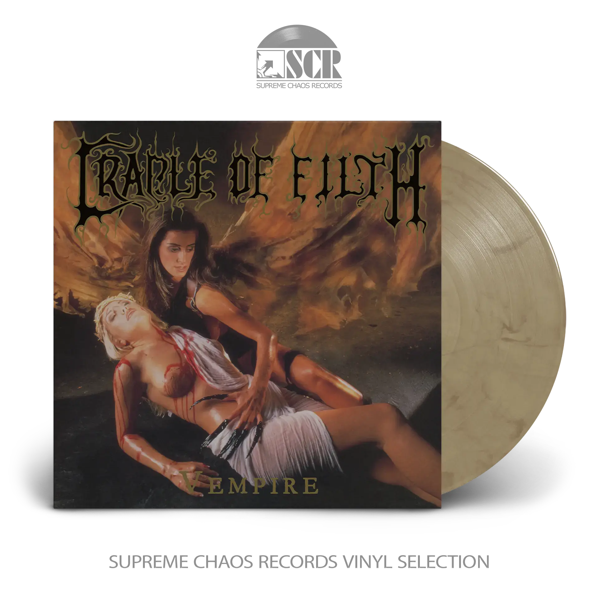 CRADLE OF FILTH · Vempire, Or Dark Faerytales In Phallustein | TRANSPARENT WHEAT LP (Gothic Metal/Black Metal Vinyl)