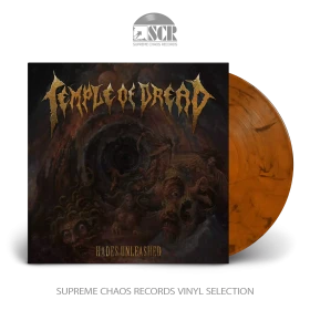 TEMPLE OF DREAD · Hades Unleashed | ORANGE/BLACK LP (Death Metal Vinyl)