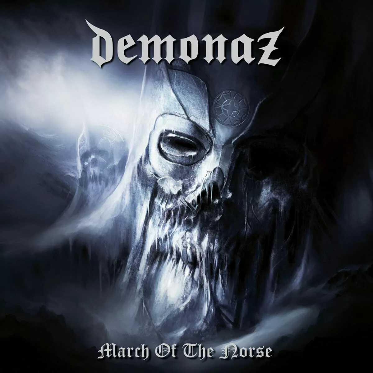 DEMONAZ · March Of The Norse | WHITE LP (Black Metal Vinyl) · Bild 1