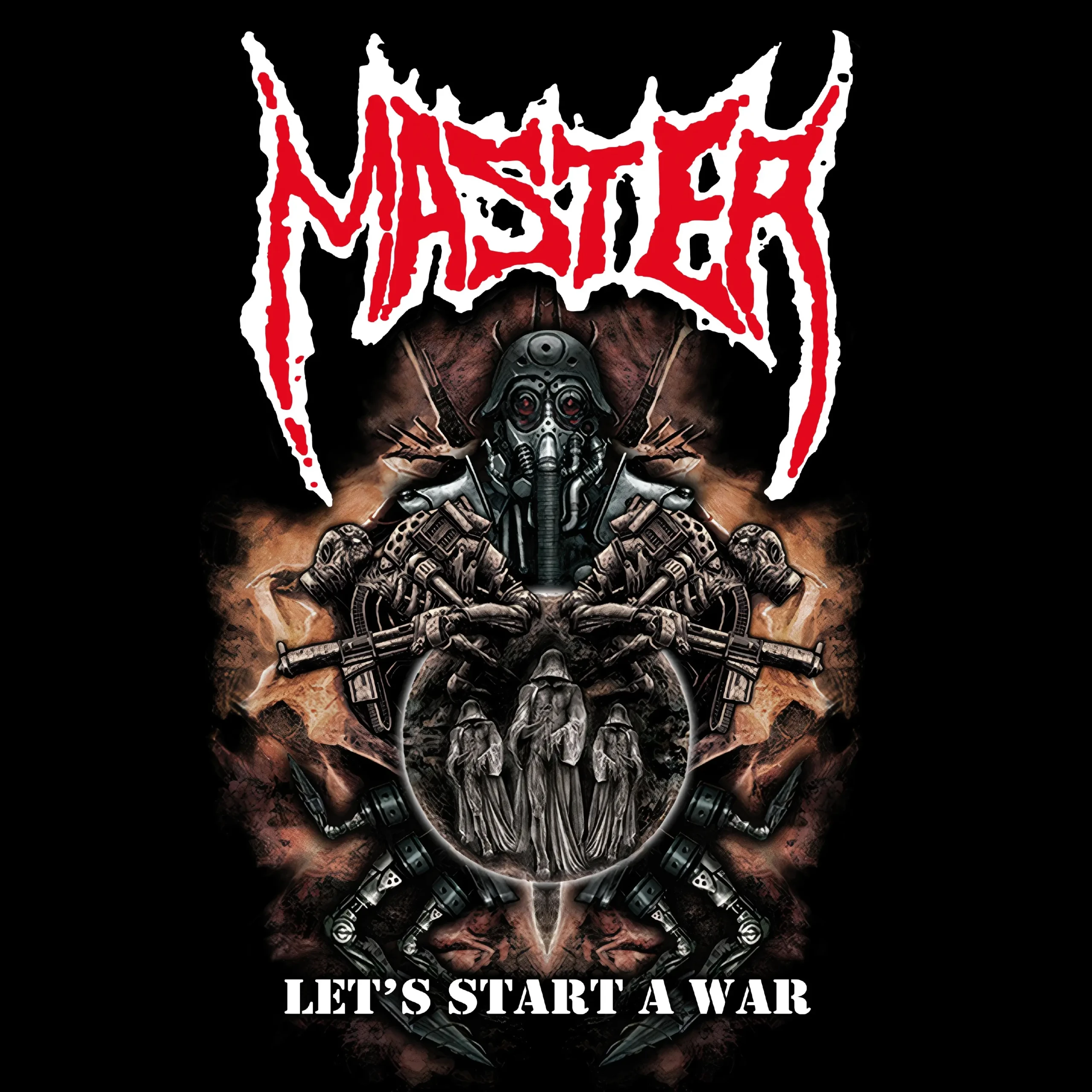 MASTER · Let's Start A War | TRANSPARENT RED LP (Death Metal Vinyl) · Bild 1