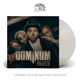 DOMINUM · Hey Living People | CLEAR LP (Power Metal Vinyl)