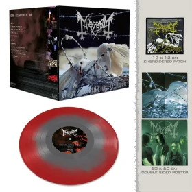 MAYHEM · Grand Declaration Of War | RED SILVER SUNBURST LP (Black Metal Vinyl) · Bild 2