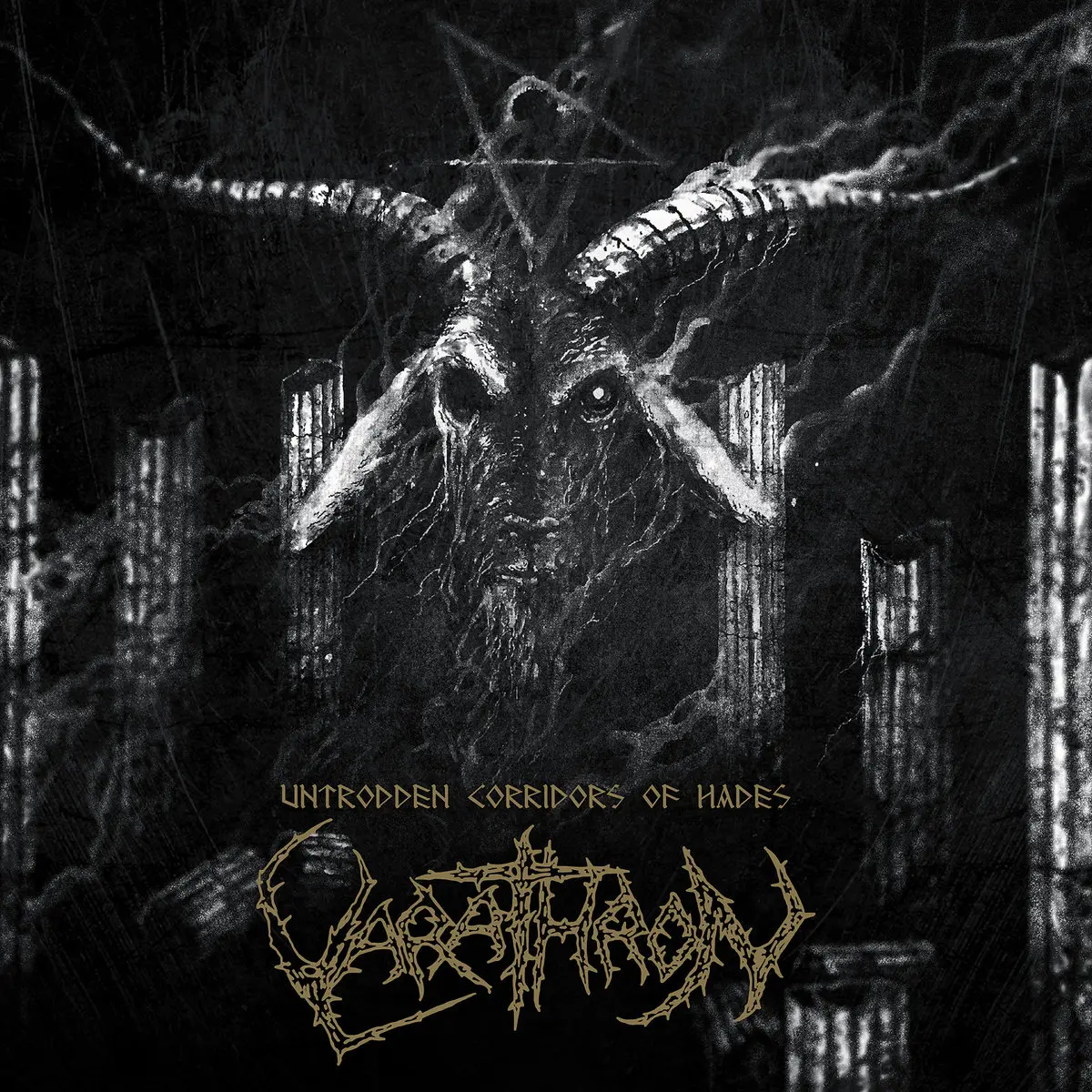 VARATHRON · Untrodden Corridors Of Hades | SILVER LP (Black Metal Vinyl) · Bild 1