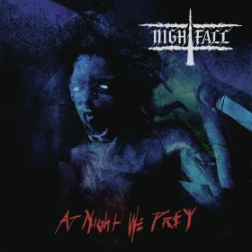NIGHTFALL · At Night We Prey | RED LP (Death Metal Vinyl) · Bild 1
