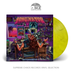 BONGINATOR · Retrodeath | YELOW/BLACK LP (Death Metal Vinyl)