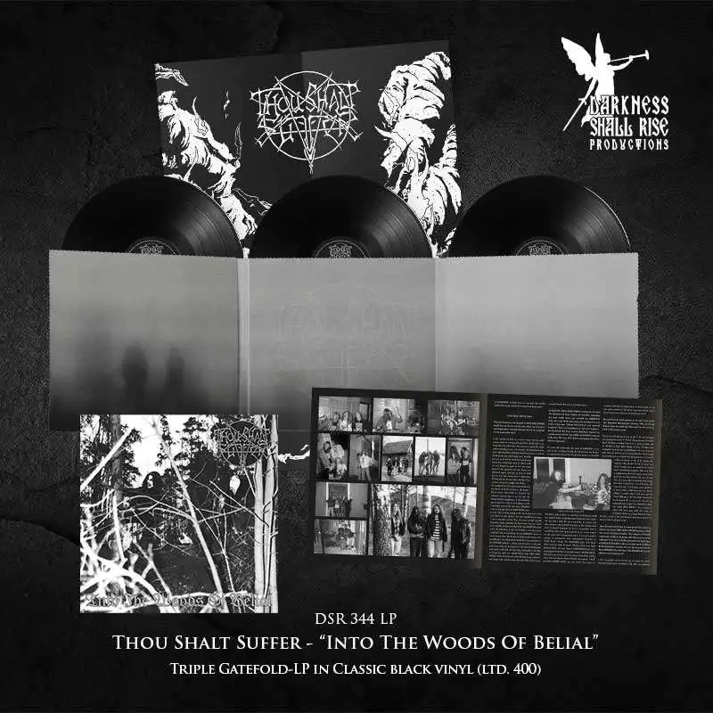 THOU SHALT SUFFER · Into The Woods Of Belial | BLACK 3LP (Death Metal Vinyl) · Bild 3