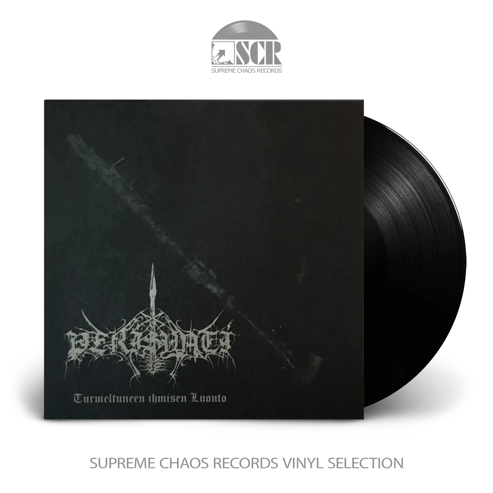 PERISYNTI · Turmeltuneen Ihmisen Luonto | BLACK 7" EP (Black Metal Vinyl)