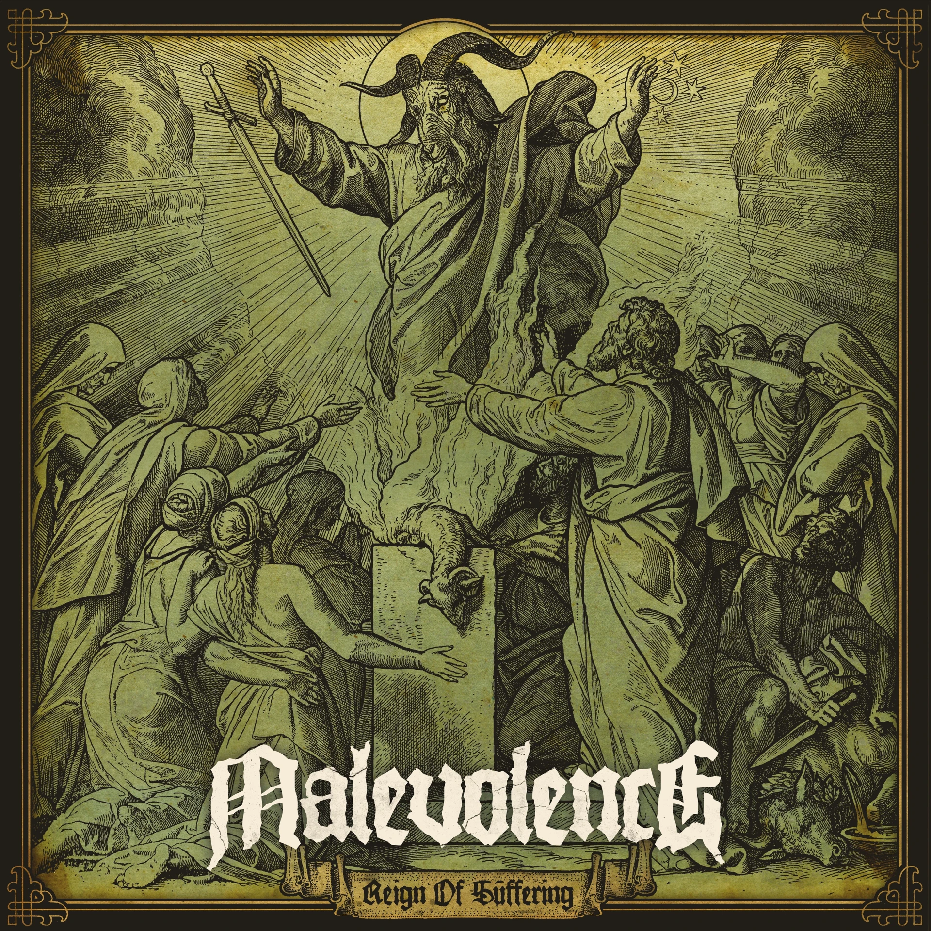MALEVOLENCE · Reign Of Suffering (Re-Issue 2023) | TRANSPARENT SUN YELLOW LP (Hardcore Vinyl) · Bild 1