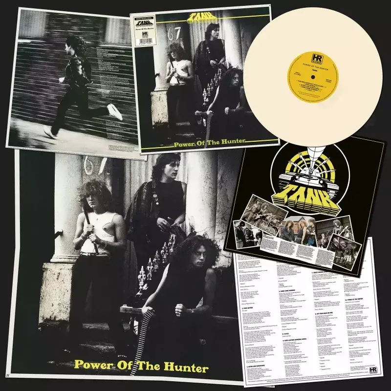 TANK · Power of the Hunter (Regular Edition) | BONE LP (Heavy Metal Vinyl)