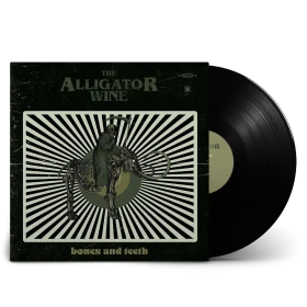 THE ALLIGATOR WINE · Bones And Teeth | BLACK LP (Psychedelic Rock/Alternative Rock Vinyl)