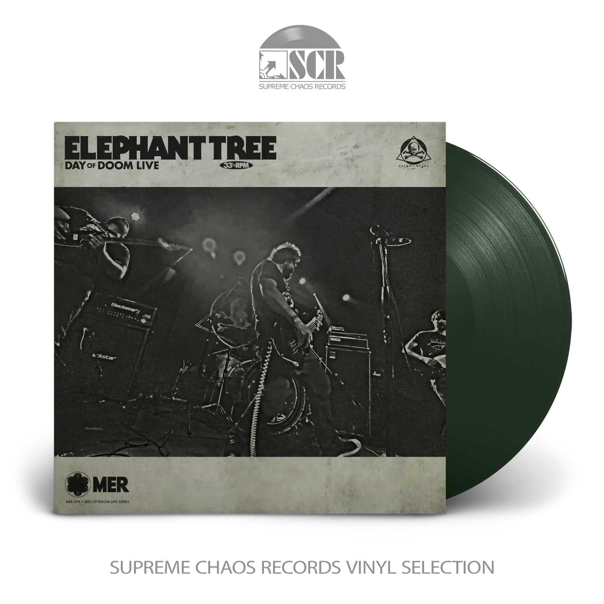 ELEPHANT TREE · Day Of Doom Live | DARK GREEN LP (Stoner/Doom/Sludge Vinyl)