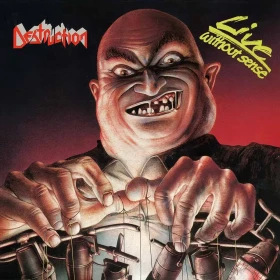 DESTRUCTION · Live Without Sense | RED/GREY BI-COLOR LP+7" (Thrash Metal Vinyl) · Bild 1