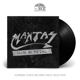 MANTAS · Death By Metal | BLACK LP (Death Metal Vinyl)