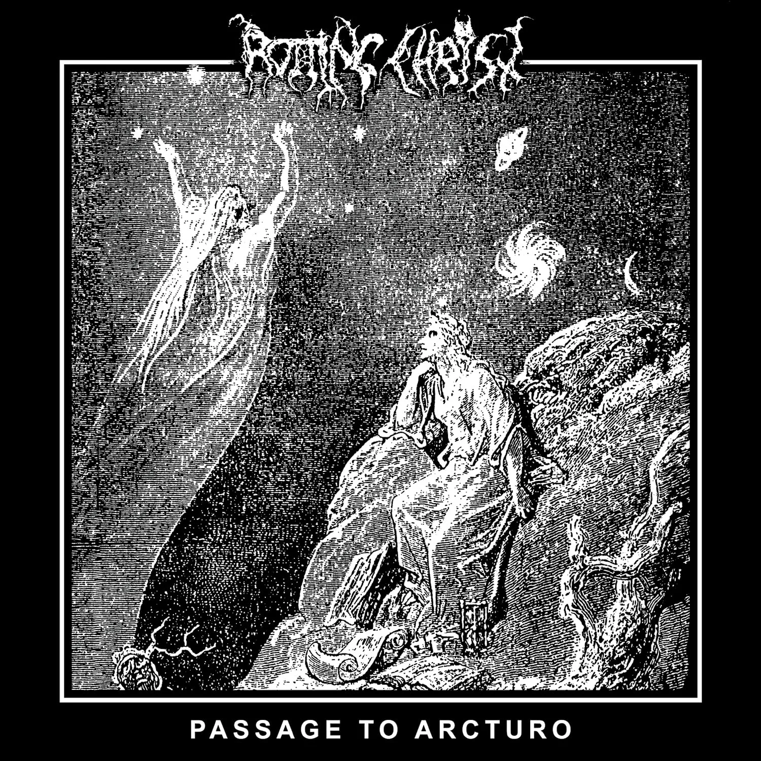 ROTTING CHRIST · Passage To Arcturo | SILVER/BLACK MARBLED LP (Black Metal Vinyl) · Bild 1