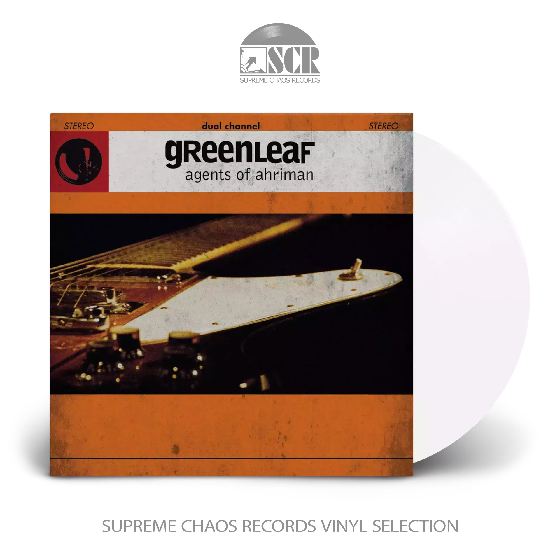 GREENLEAF · Agents Of Ahriman | WHITE LP (Stoner Rock Vinyl)