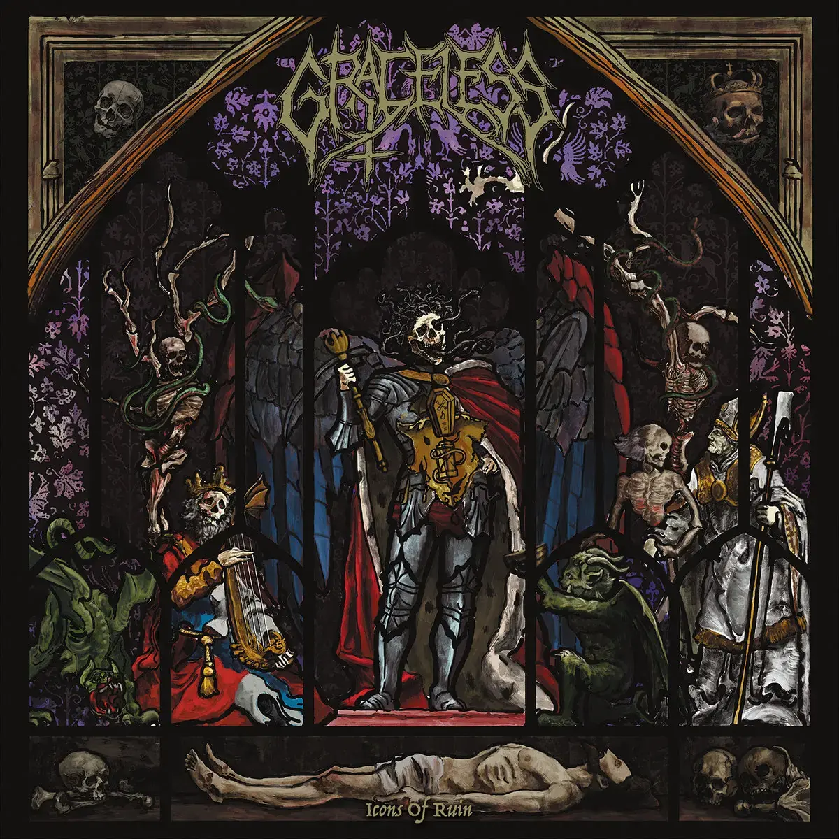 GRACELESS · Icons of Ruin | CD (Death Metal CDs)
