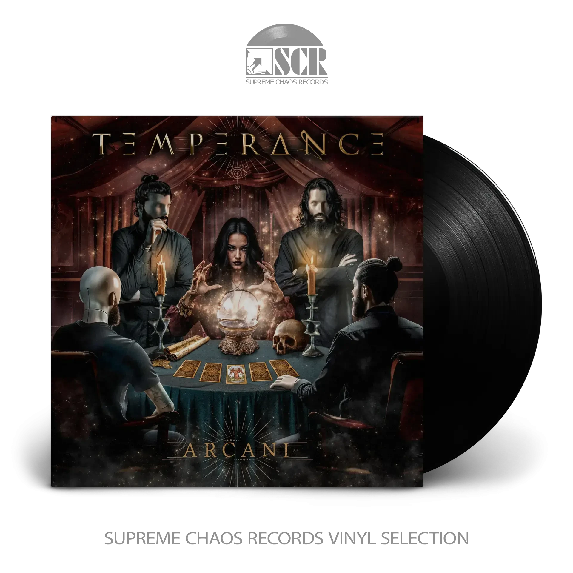 TEMPERANCE · Arcani | BLACK LP (Power Metal Vinyl)