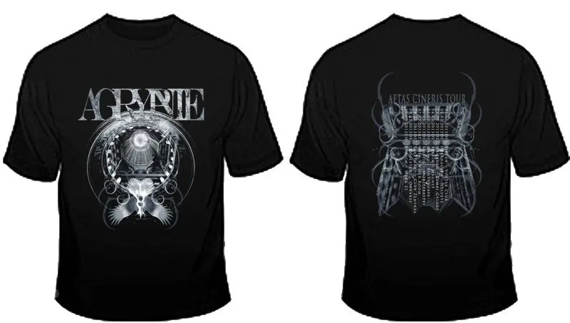 AGRYPNIE · Aetas Cineris Tour TS | TS-XL (Black Metal Clothes)