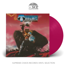 THOR · Only The Strong | MAGENTA LP (Heavy Metal Vinyl)