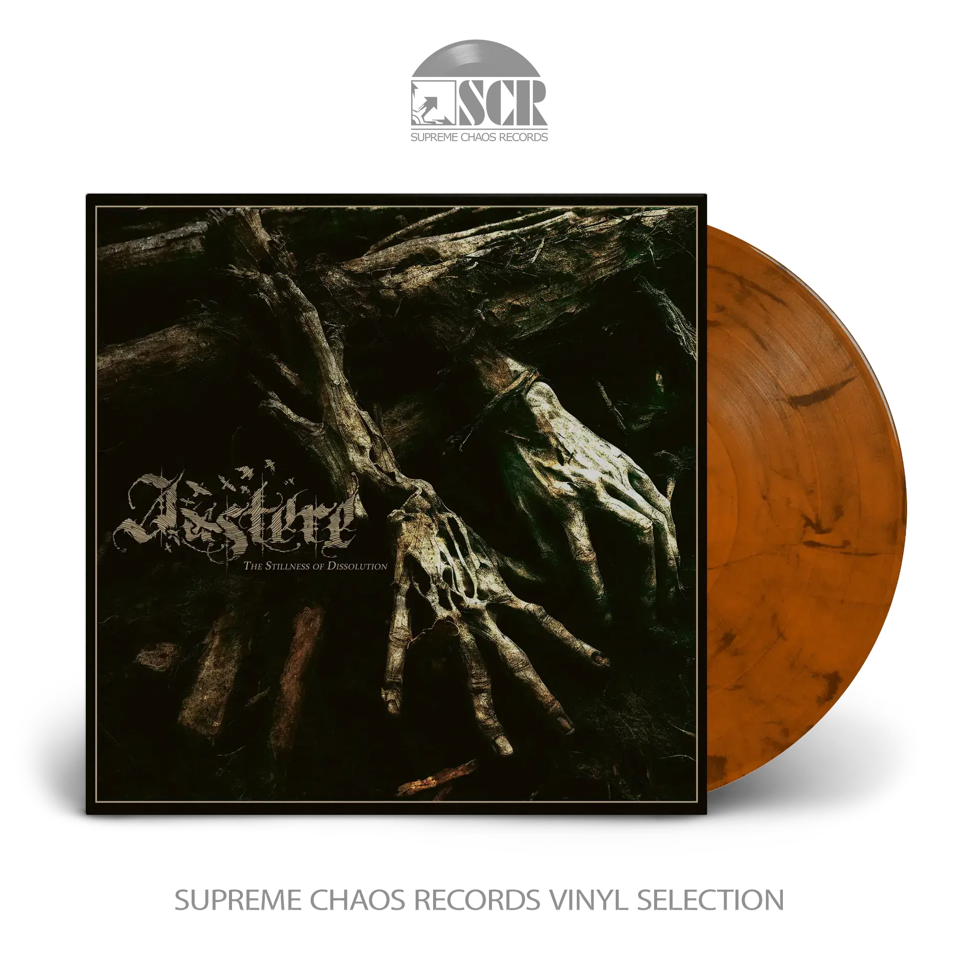 AUSTERE · The Stillness Of Dissolution | ORANGE/BLACK LP (Black Metal Vinyl)