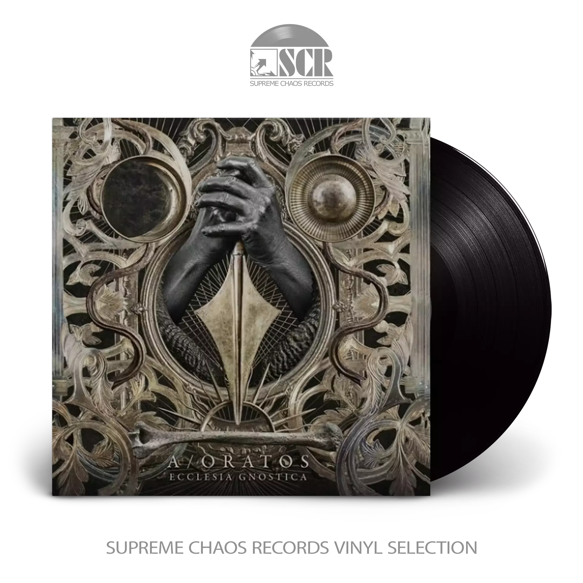 A/ORATOS · Ecclesia Gnostica | BLACK LP (Melodic Black Metal Vinyl)