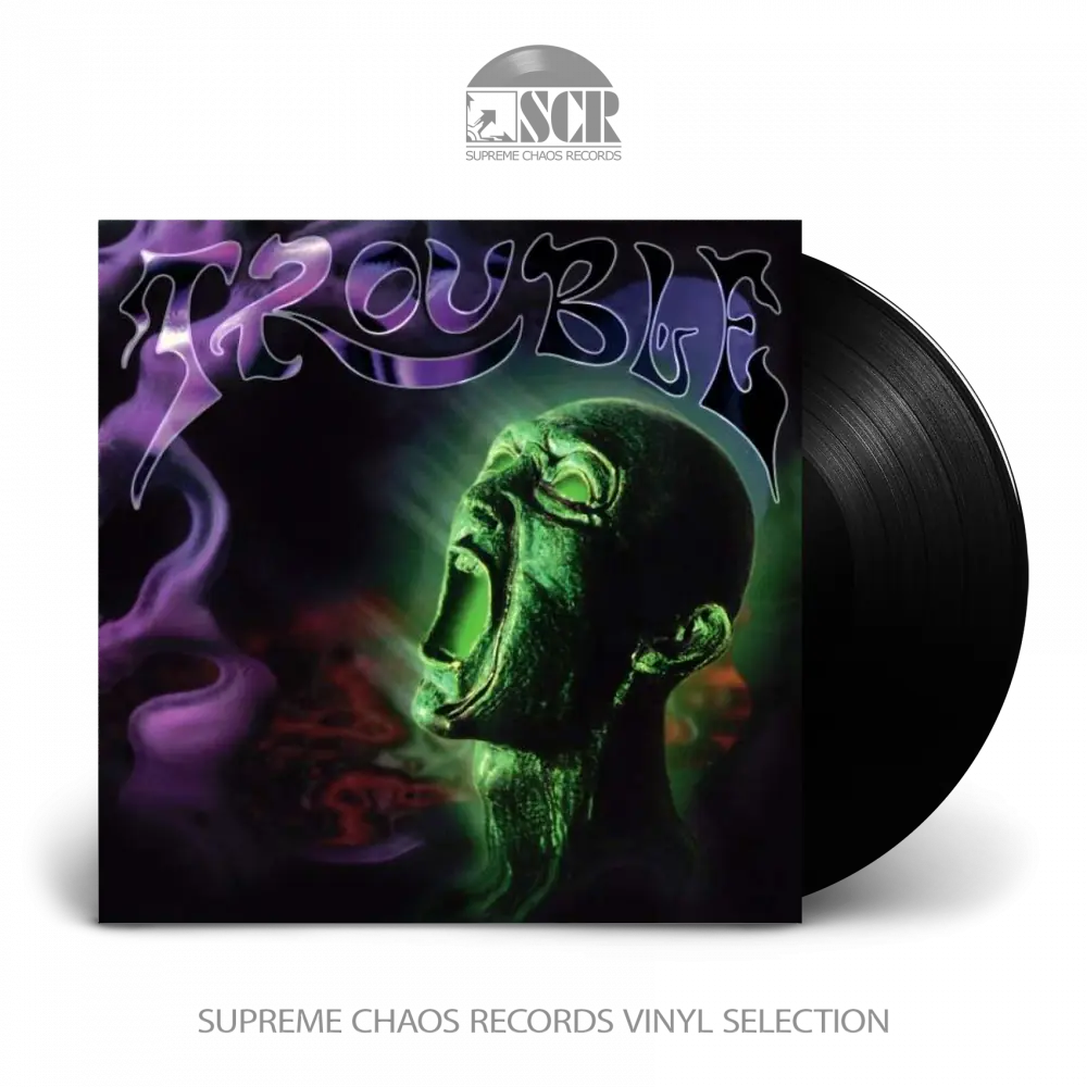 TROUBLE · Plastic Green Head | BLACK LP (Doom Metal Vinyl)
