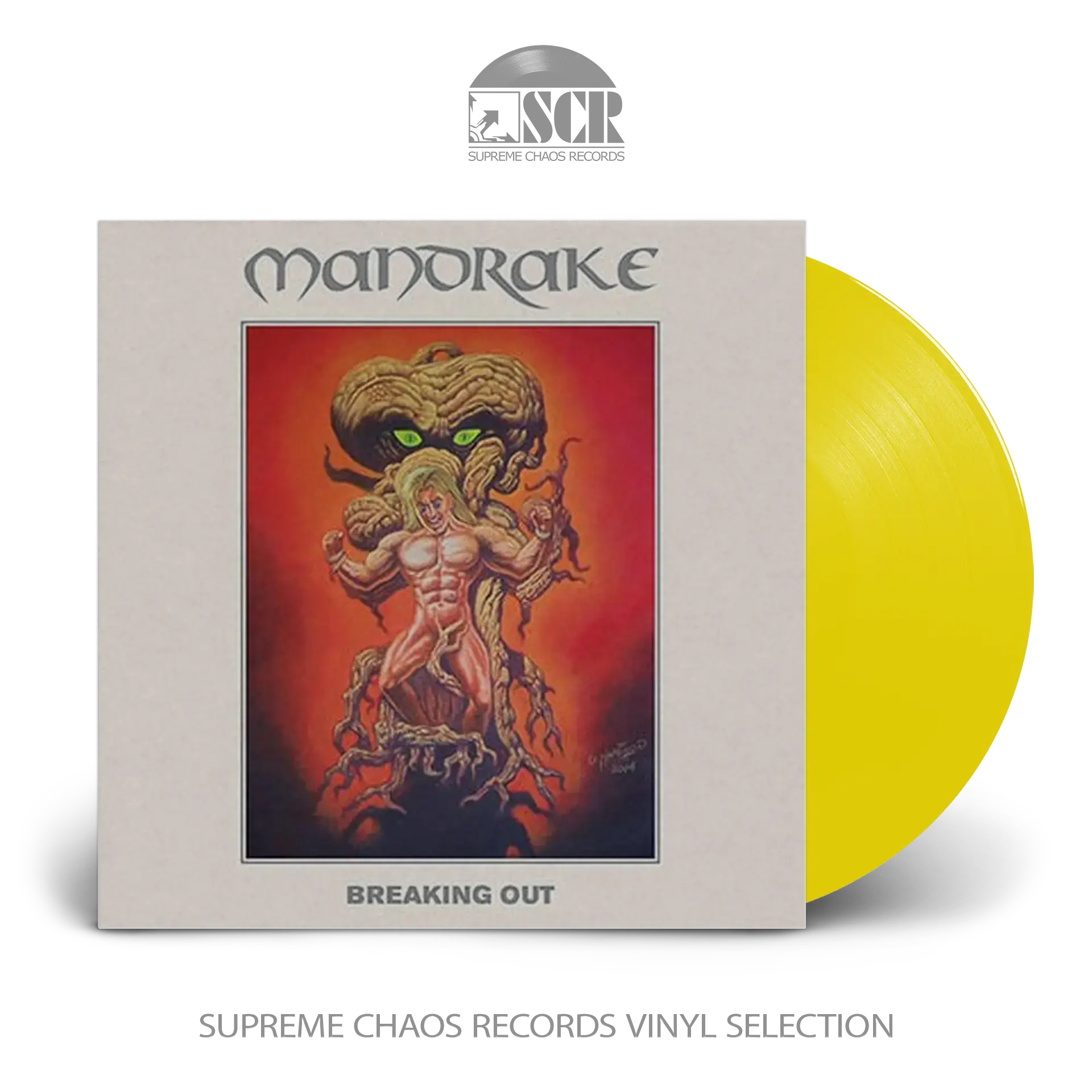 MANDRAKE · Breaking Out | YELLOW LP+7" EP (Heavy Metal Vinyl)