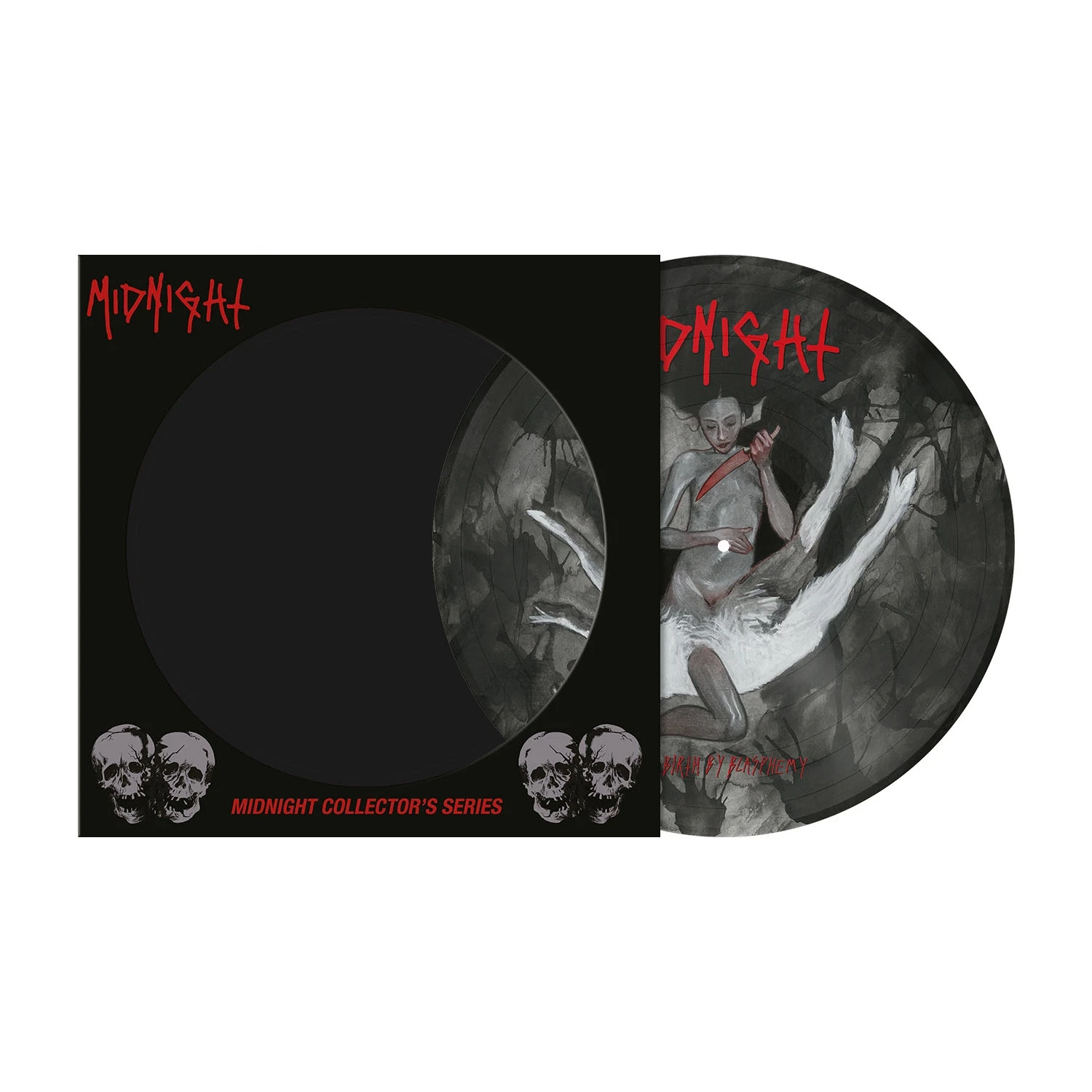MIDNIGHT · Rebirth by Blasphemy | PICTURE DISC LP (Black Metal Vinyl)