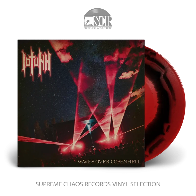 Iotunn · Waves Over Copenhell | Crimson RED Black Marbled LP