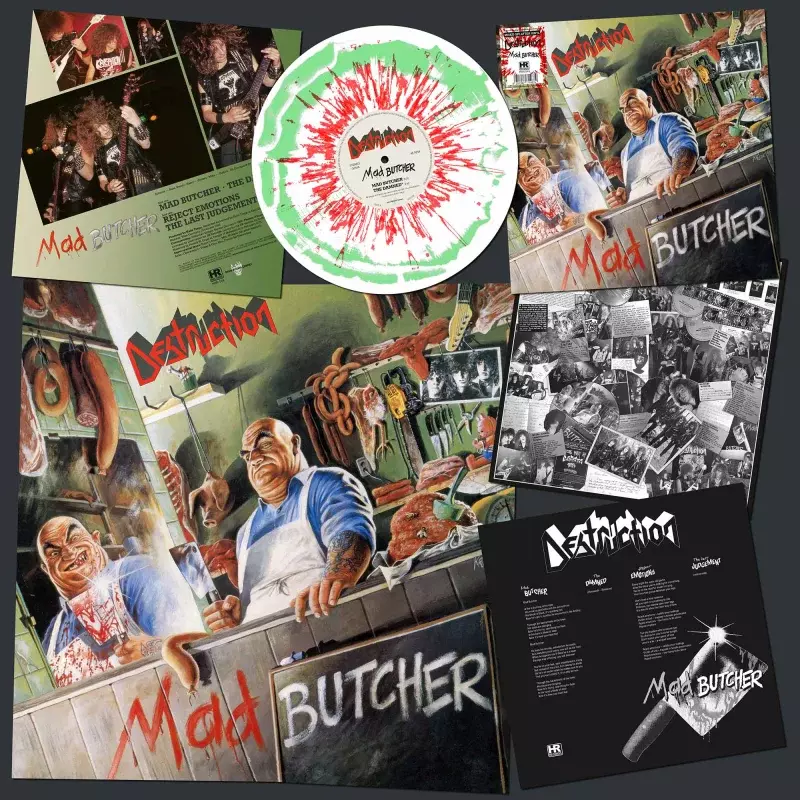 DESTRUCTION · Mad Butcher | MIXED SPLATTER LP (Thrash Metal Vinyl) · Bild 2