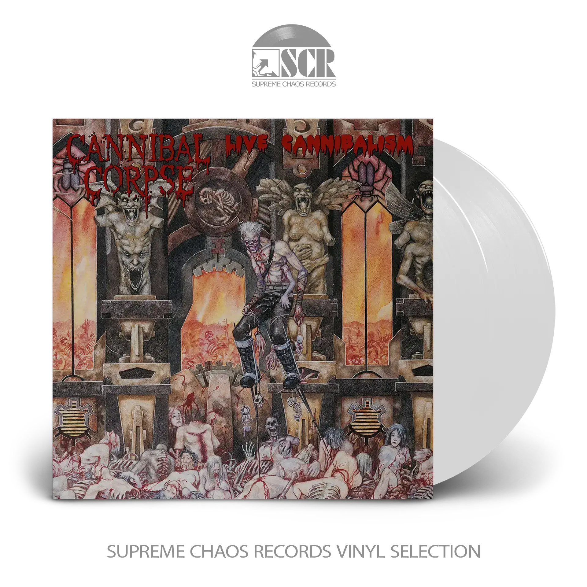 CANNIBAL CORPSE · Live Cannibalism | WHITE 2LP (Death Metal Vinyl)